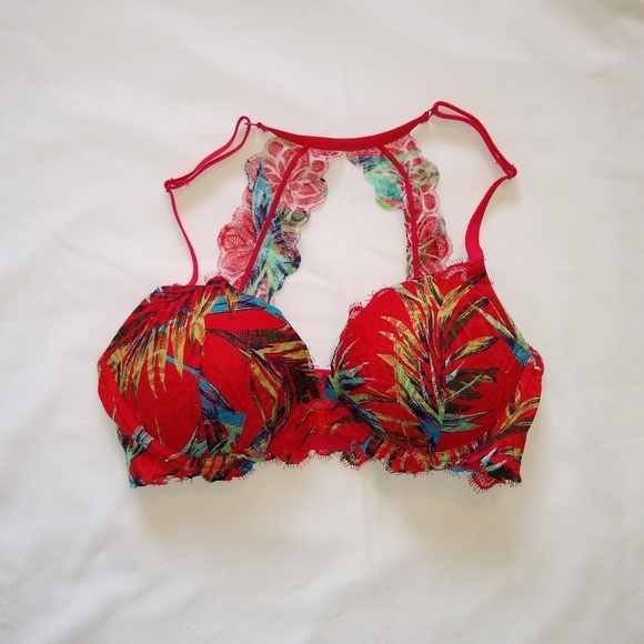 🔴SOLD🔴 NWOT PINK Red Palm Set 💋 - Picture 3 of 8